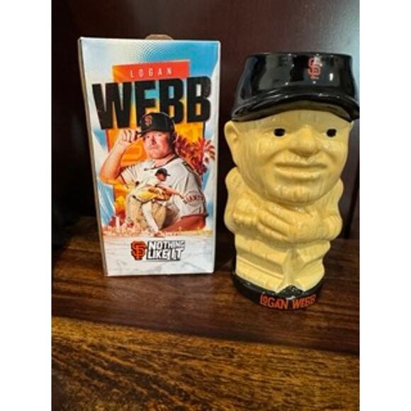 NEW San Francisco Giants 2024 Logan Webb Tiki Mug - Picture 1 of 8